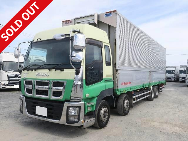 [Price reduced!] 2014 Isuzu Giga, large aluminum wing, 4-axle low floor, rear air suspension, high roof 