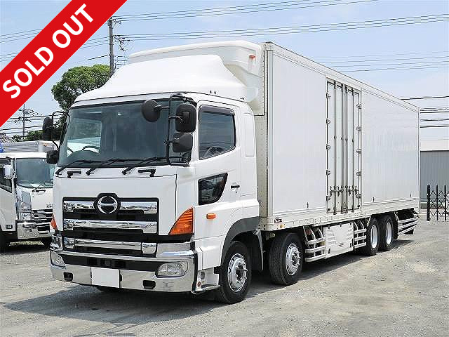 2011 Hino Profia Large Refrigerated Van 4-axle Low Floor Made by Mitsubishi Heavy Industries -35 degree setting 2-layer Standby Left side door Retarder Jolder 4-row *March 2022 inspection valid*