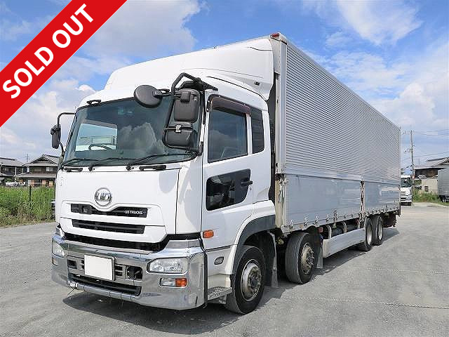 2011 UD Trucks Quon Large aluminum wing 4-axle low floor Escot V 380 horsepower with ETC2.0