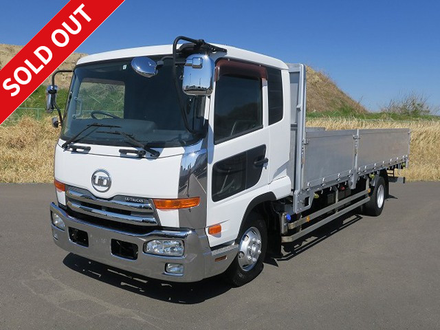 2011 UD Trucks Condor Medium-sized flatbed body Aluminum block 5-way opening 6200 standard * Actual mileage on meter: approx. 430,000 km! *