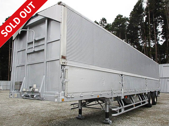 2006 model, Nippon Furuhauf, 2-axle wing trailer, 13m body, maximum load 19.8t, air suspension