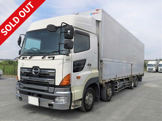 2011 Hino Profia Large aluminum wing 4-axle low floor high roof retarder with ETC2.0