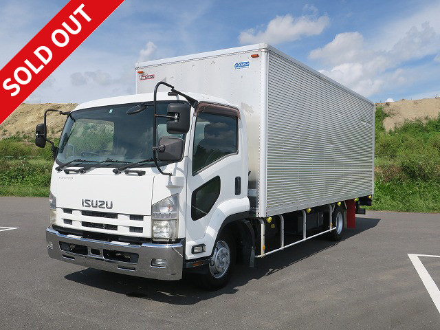 2012 Isuzu Forward Medium Aluminum Van 6200 Wide Combination Gate *Actual mileage on meter: approx. 390,000 km! *