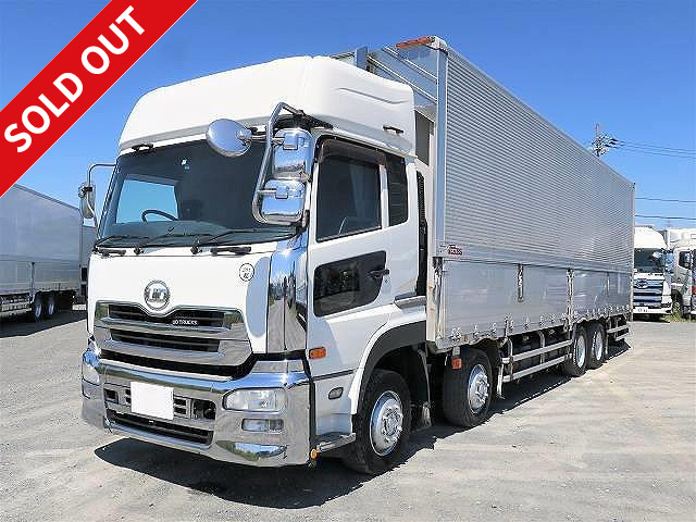 2011 UD Trucks Quon Large aluminum wing 4-axle low floor high roof Escot V Rear air suspension ETC2.0 *Dealer inspection record book/Vehicle inspection valid until July 2022*