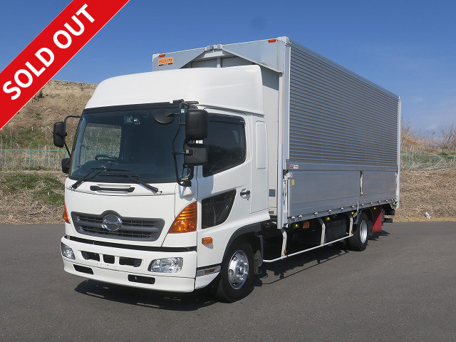 2017 Hino Ranger Medium-sized Aluminum Wing 6300 Standard Combination Gate High Roof 240 Horsepower