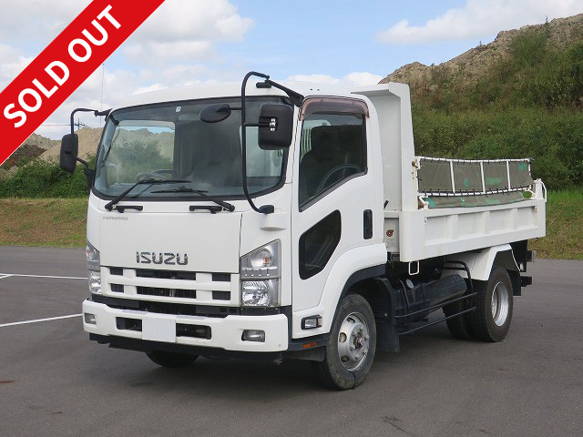 [Price reduced!] 2013 Isuzu Forward medium-sized dump truck, made by Shinmaywa, with manual cobo lane, 76,000km on meter! ★