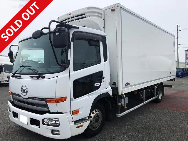 [Price reduced!] 2013 UD Trucks Condor medium-sized refrigerated van, made by Mitsubishi Heavy Industries, -30 degrees, wide cab, with cooling curtain, aluminum wheels, actual mileage approx. 400,000 km 